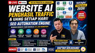 Cara Membangun Website AI yang Menghasilkan Traffic & Uang | SEO Automation Engi