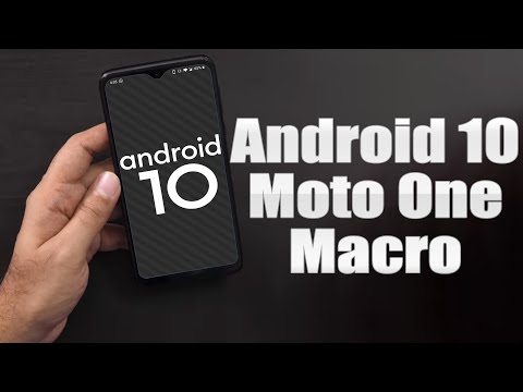Install Android 10 on Motorola One Macro (AOSP GSI Treble ROM) - How to Guide!