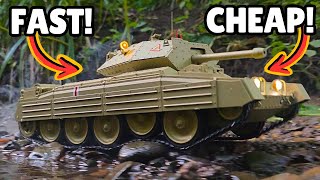 CHEAP Fast RC Tank with Sound, Smoke & Lights!