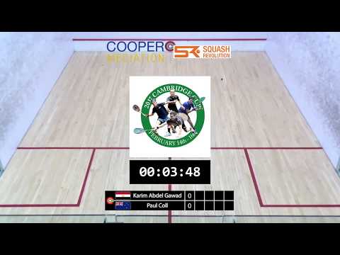 2017 02 15 - Cambridge Cup - Semis - Gawad v Coll & Momen v Gaultier