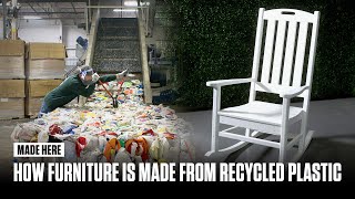 How Furniture is Made from Recycled Plastic  | Made Here | Popular Mechanics