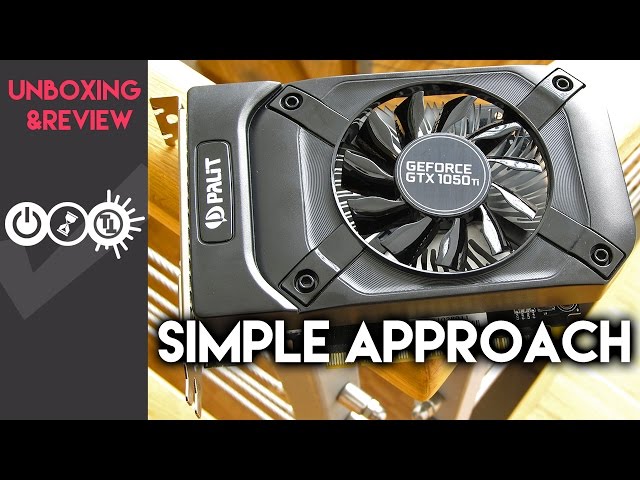 Card màn hình Palit GTX 1050Ti StormX (4GB GDDR5, 128-bit, HDMI+DVI)