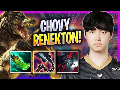 CHOVY IS SO CRAZY WITH RENEKTON! - GEN Chovy Plays Renekton MID vs Akali! | Season 2023