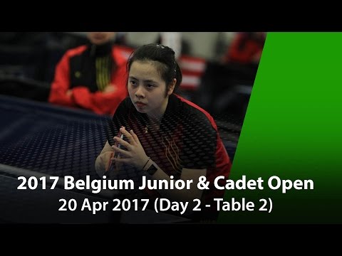 2017 Belgium Junior & Cadet Open - Table 2 DAY 2