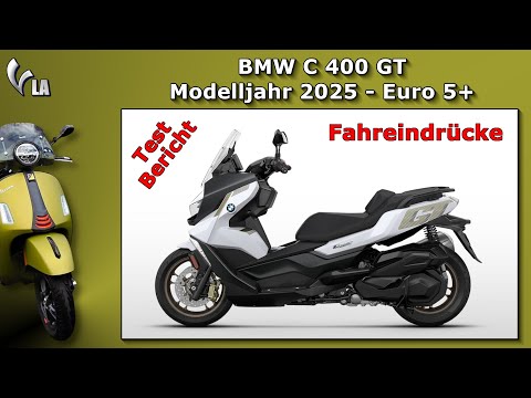Tested: BMW C 400 GT model year 2025 Euro 5+ Scooter 🛵 Driving impressions and test report