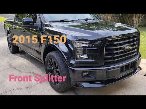 2015 F150 RK SPORT FRONT SPLITTER