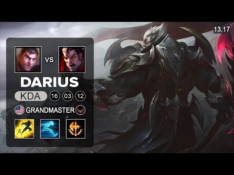 Darius vs Jayce Top - NA Grandmaster - Patch 13.17 Season 13