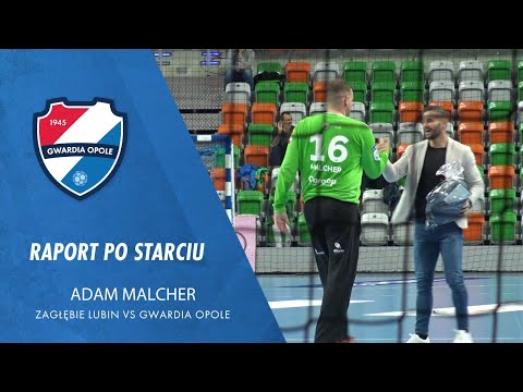 Adam Malcher po zwycięstwie z Zagłębiem Lubin [03.11.2019 r.]