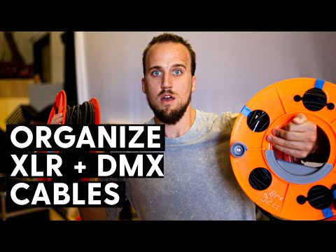 How to Organize XLR and DMX Cables