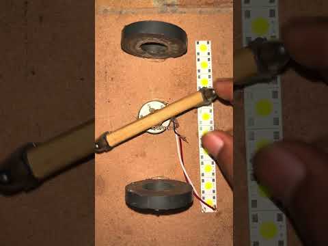 how to generate free energy using dc motor and magnet