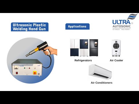 Ultra autosonic single phase plastic welding hand gun, model...