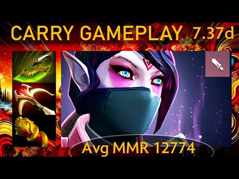 💰 7.37d Templar Assassin |K+A-D - 19 KP - 60%| 900+ GPM! Carry Gameplay - Dota 2 Top MMR