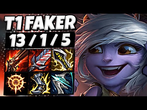 T1 Faker Tristana vs Corki [ MID ] Ranked EUW ✅