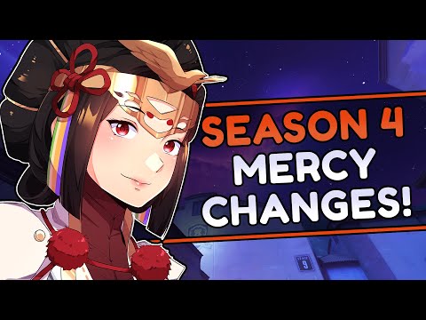 Mercy's SEASON 4 CHANGES Explained - Nerfs, Lifeweaver Interactions & Cosmetics!
