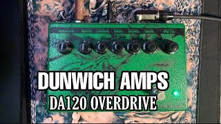 Video thumbnail for Dunwich Amps DA120 Overdrive | sound clip | demo by PedalTVchannel