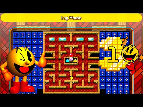PAC-MAN 99 🍒 First Place Victory Win 🍒 Log House Design #9