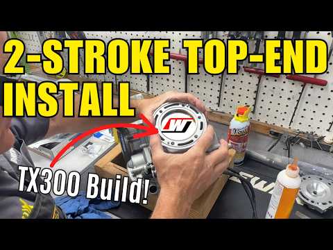 TX300 2-Stroke Top End Rebuild | Full Piston Install Guide