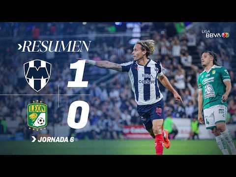 MONTERREY 1-0 LEÓN | Sergio Canales vuelve a ser el héroe de la Pandilla | Con México C26 J6
