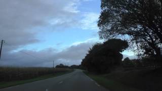 preview picture of video 'Driving On The D28, D787 & D33 Between Saint Servais & Plougonver, Brittany, France'