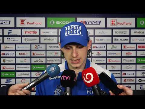 Dávid Bondra po zápase s Nitrou (31. kolo Tipos Extraliga)