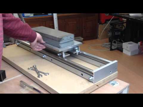Surface grinder build - Little progress in the sliding table