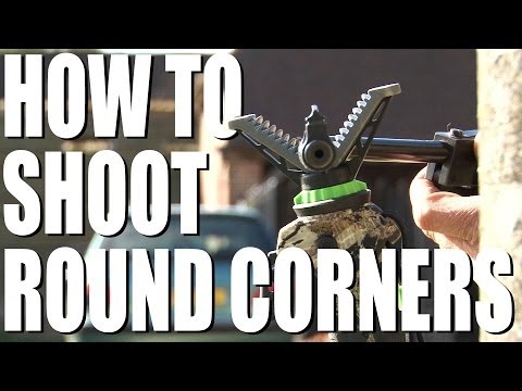 Shooting round corners with a bent air rifle