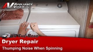 Maytag Dryer Repair - Thumping Noise When Spinning - Idler Pulley