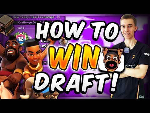 HOW TO 12 WIN THE NEW YEAR'S DRAFT CHALLENGE- FIRST TRY! — Clash Royale