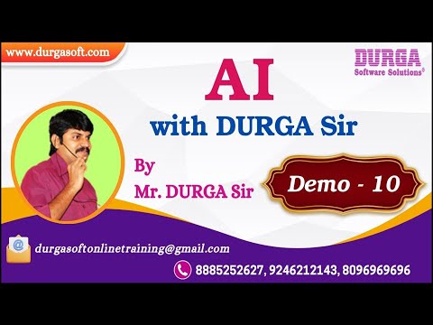 AI with DURGA Sir tutorials || Demo - 10 || by Mr. DURGA Sir On 21-01-2026 @7PM (IST)