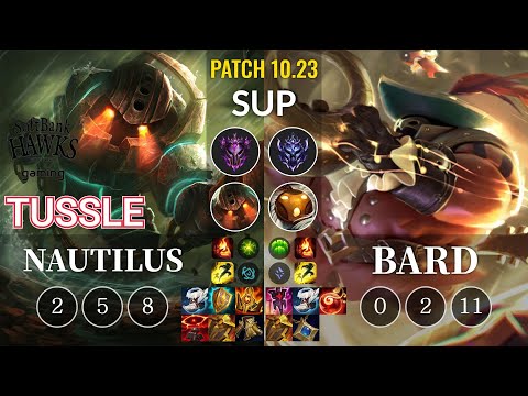 SHG Tussle Nautilus vs Bard Sup - KR Patch 10.23