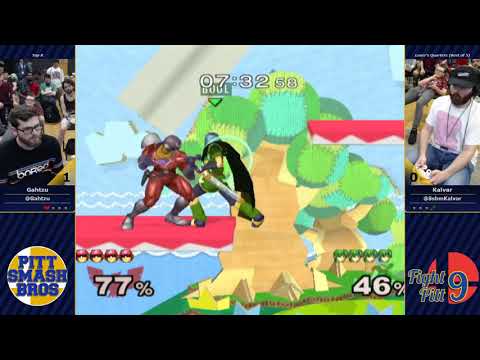 Gahtzu (C. Falcon) vs Kalvar (Marth, Fox) - Losers Quarters - Fight Pitt 9