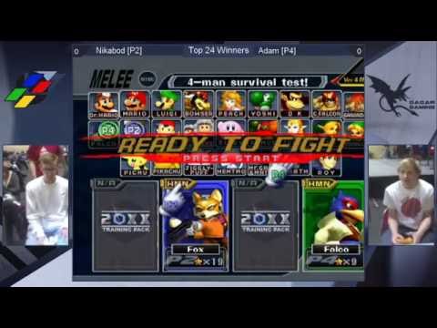 Super SmashNest 7 Top 24 Winners - Nikabod (Fox) Vs. Adam (Falco) - SSBM