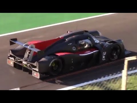 Thumbnail for Ligier JSP3 LMP3 testing at Monza circuit-V8 nice sound in action by Ligier