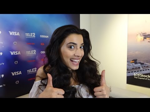 Interview with Samra Rahimli (Azerbaijan 2016) @ Eurovision in Stockholm