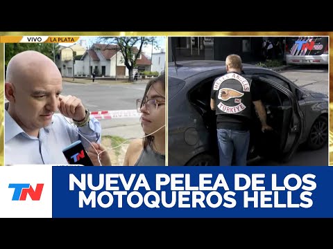 Hells Angels en La Plata: En la Madrugada, se enfrentaron con trapitos y repartidores