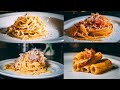 FOUR PASTAS from Stanley Tucci Searching for Italy | Cacio e Pepe, Gricia, Carbonara & Amatriciana