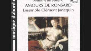 Amours De Ronsard. Nature ornant la dame. Anthoine de Bertrand.
