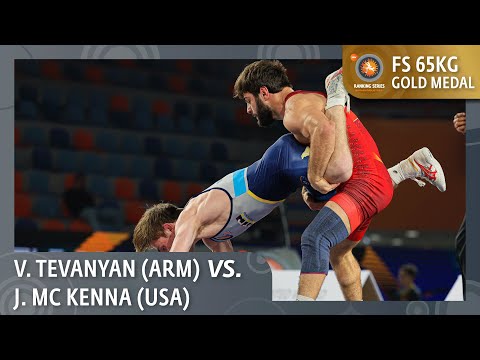 Gold Medal • FS 65Kg • Vazgen TEVANYAN (ARM) vs. Joseph Christopher MC KENNA (USA)