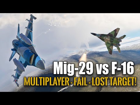 DCS World Multiplayer: Mig-29 vs F-16 Viper How in Dogfight missiles fail (in pvp a2a GS server)