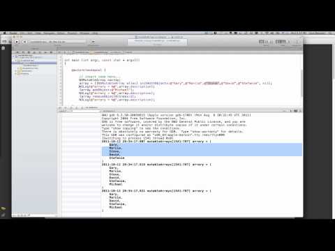 Understanding NSMutableArray with Objective-C