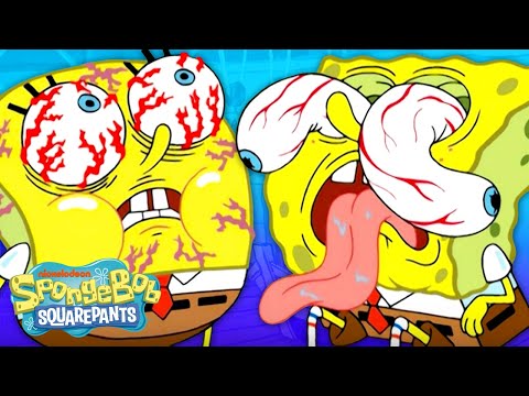 13個最噁心的海綿寶寶眼球時刻!  ??| 歡樂谷 (13 Grossest SpongeBob Eyeball Moments!  ?? | SpongeBob)