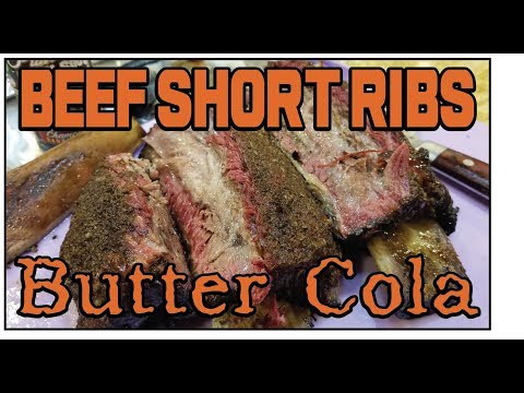 Beef Short Ribs 1st Place KCBS Comp Butter Cola BBQ...
