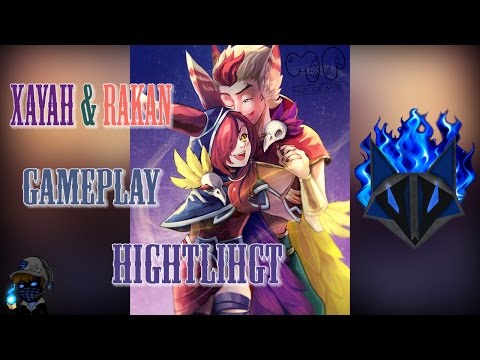 DarkuleFox - League of Legends - Xayah and Rakan - Gameplay Highlight