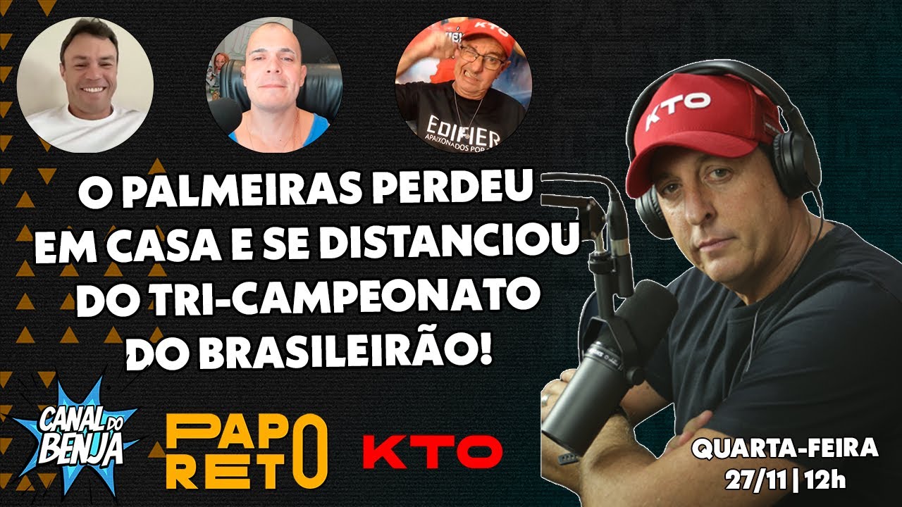 Papo Reto com Benja, Gladiador, Mano e Véio - ep. 358 - 27/11/2024