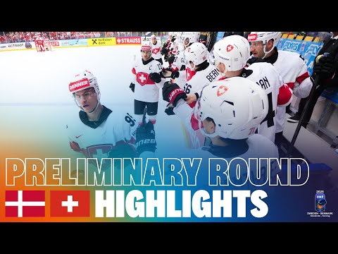 Highlights: DENMARK vs SWITZERLAND | 2025 #MensWorlds #IIHF