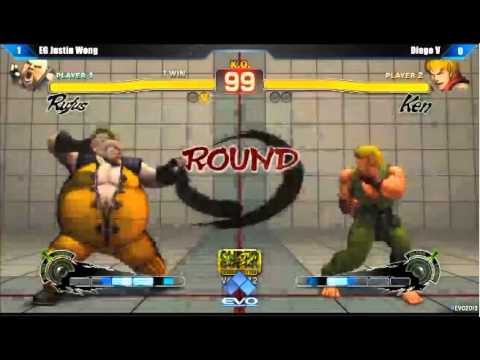 EVO2013 SSF4AE EG Justin Wong vs Diego V