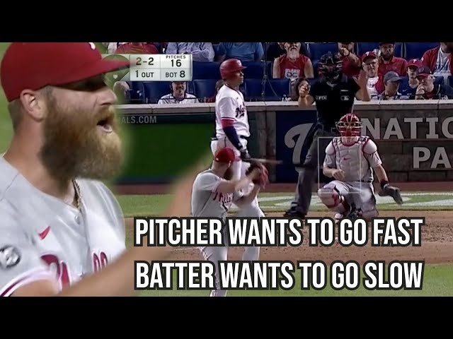 Umpire grants batter time in the middle of pitchers delivery, a breakdown