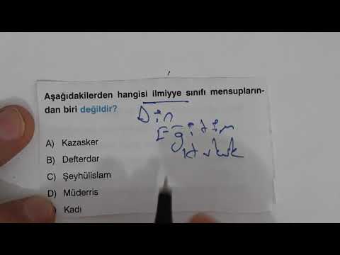 KPSS -  Tarih Denememiz - Ali Hocadan - 27 Soru Nefis