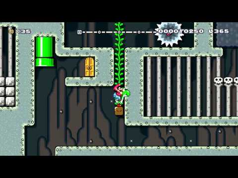 Super Mario Maker - Yoshi's Flamboyant Prison Break by Joffocakes - No Commentary 1AB