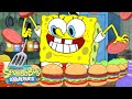 3 HOURS Of SpongeBob Cooking Krabby Patties SpongeBobOfficial